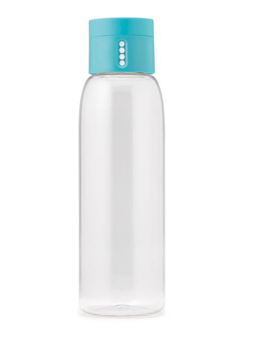 joseph joseph dot hydration-tracking water bottle 600 ml - turquoise - 19175546 - Very Small Image - 1