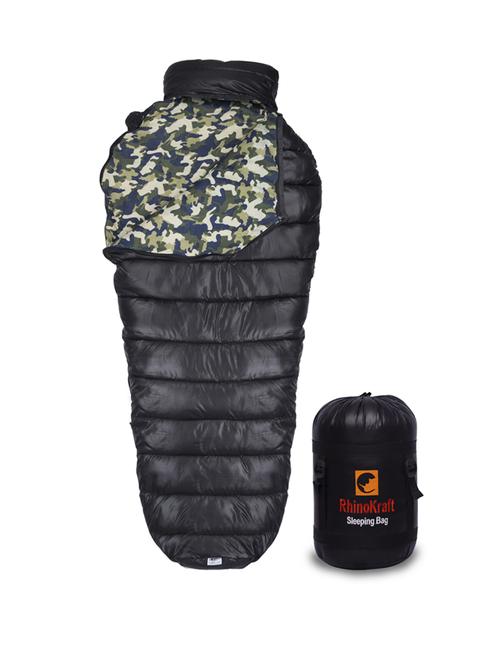 black coloured sleeping bag - 19176730 - Very Small Image - 1