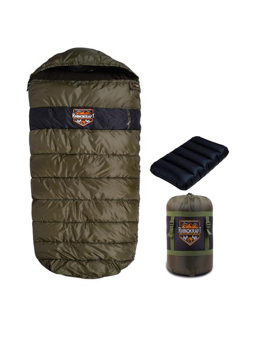olive green coloured sleeping bag - 19176736 - Very Small Image - 1