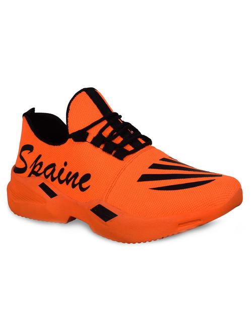 orange lace up sport shoe - 19179693 - Very Small Image - 1