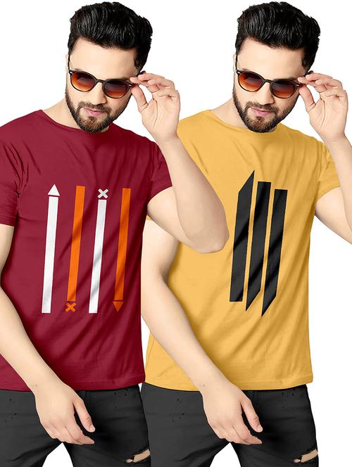 pack of 2 graphic combos t-shirt - 19182337 - Very Small Image - 1