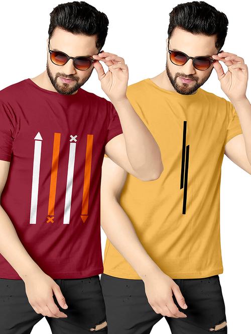 pack of 2 graphic combos t-shirt - 19182346 - Very Small Image - 1