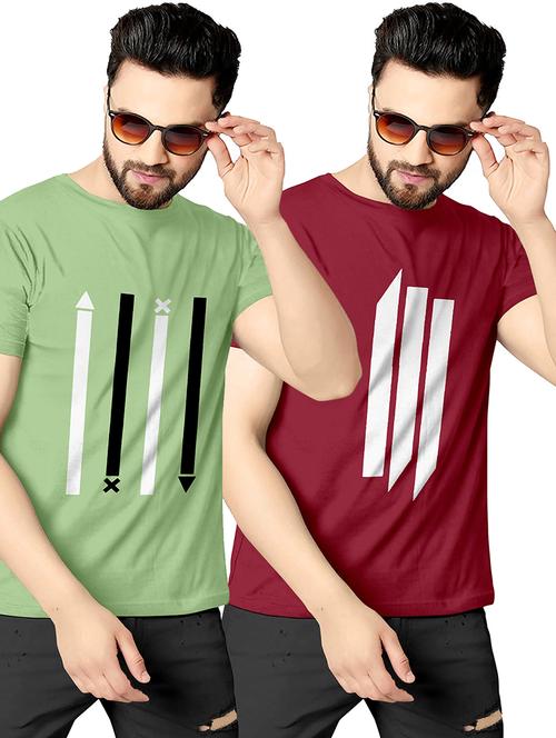 pack of 2 graphic combos t-shirt - 19182363 - Very Small Image - 1