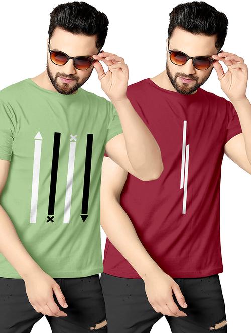 pack of 2 graphic combos t-shirt - 19182370 - Very Small Image - 1