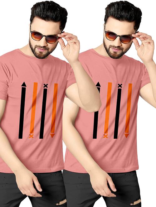 pack of 2 graphic combos t-shirt - 19182386 - Very Small Image - 1