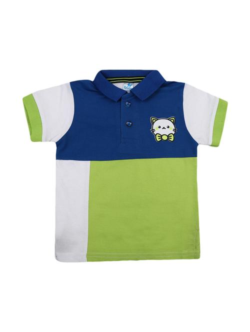 unisex short sleeves color block t-shirt - 19182919 - Very Small Image - 1