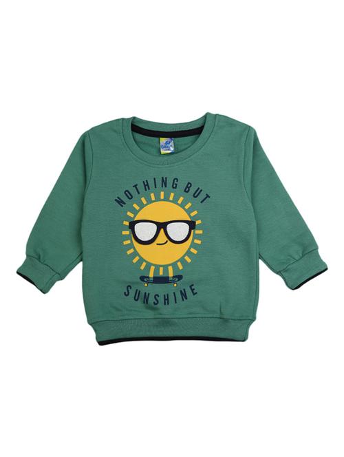 green long sleeves printed t-shirt - 19182974 - Very Small Image - 1