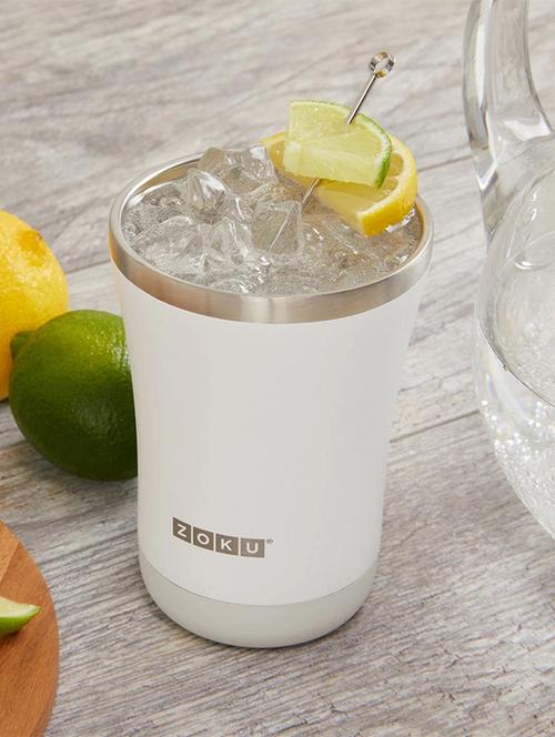 white stainless steel tumbler - 19183835 - Very Small Image - 1