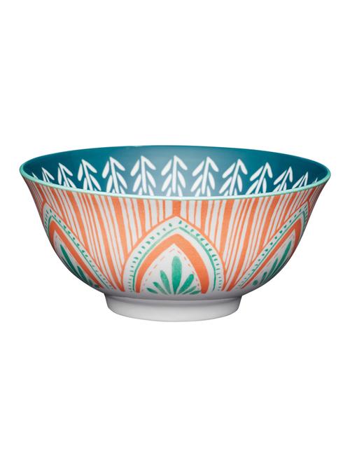 folk pattern ceramic bowls - 19183862 - Very Small Image - 1