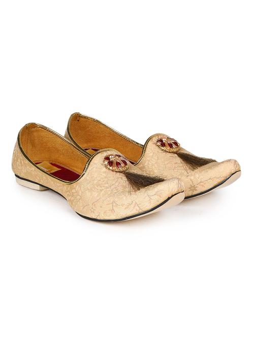 woven gold slipon - 19183951 - Very Small Image - 1