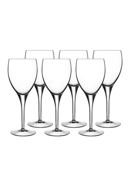 luigi bormioli michelangelo burgundy glass, set of 6 - 19183958 - Very Small Image - 1