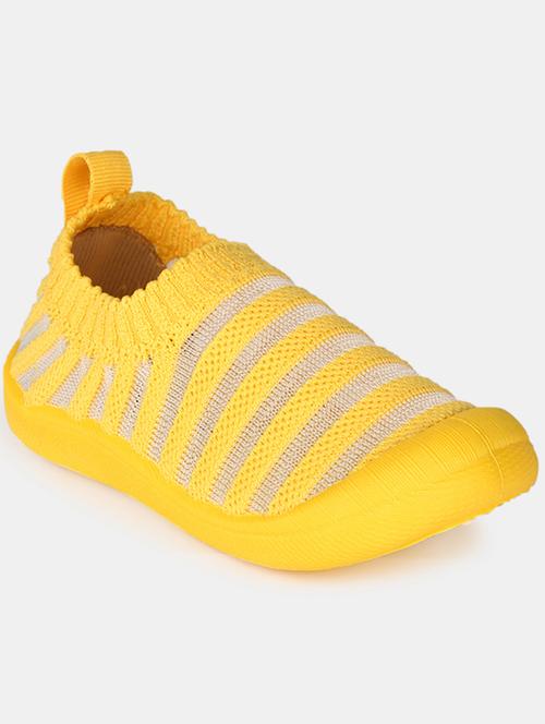 yellow stripes mesh sports shoes - 19184111 - Very Small Image - 1