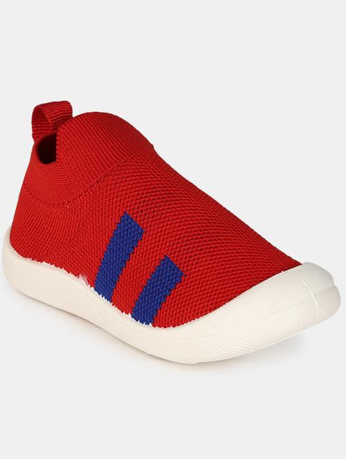 red solids mesh sports shoes - 19184115 - Very Small Image - 1