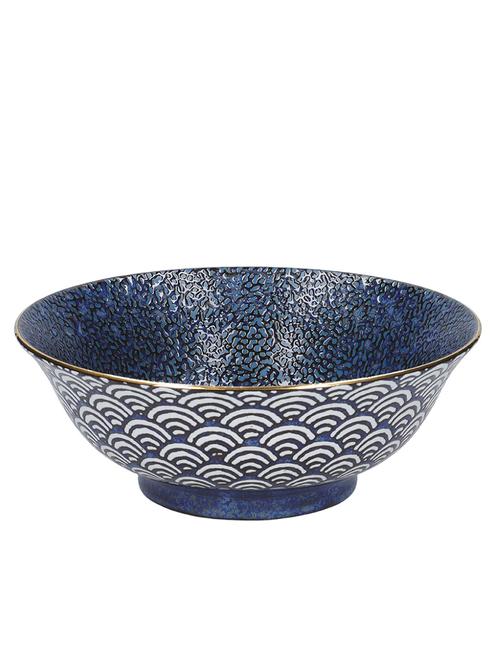 indigo blue serve bowl - 19184216 - Very Small Image - 1