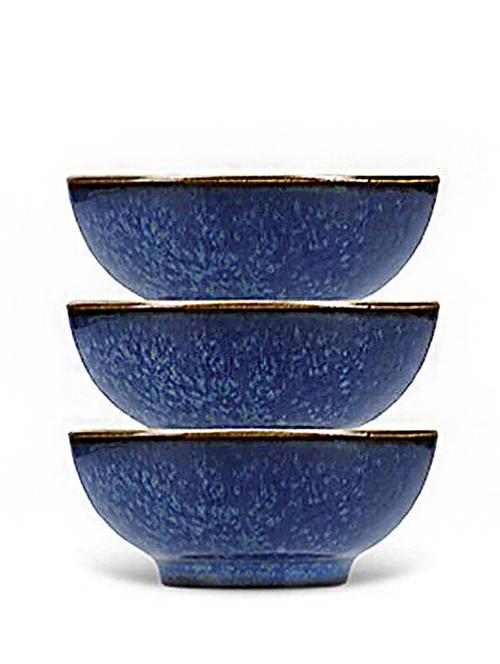 indigo blue serve bowl - 19184217 - Very Small Image - 1