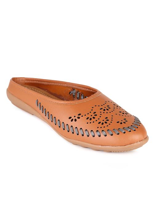 women tan slip on mule - 19185090 - Very Small Image - 1