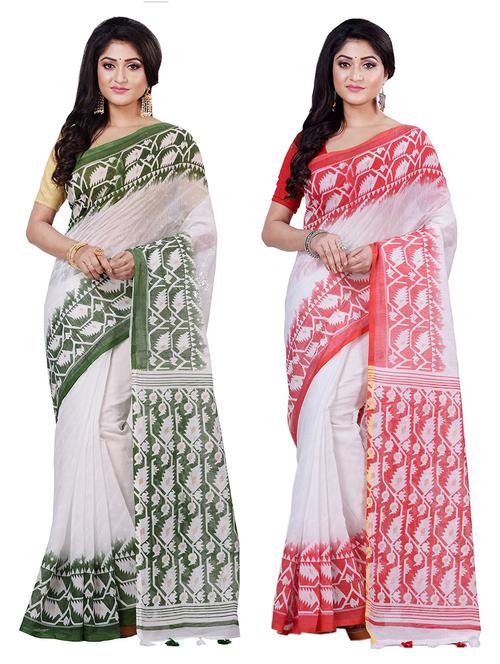 women's saree combo with blouse - 19186074 - Very Small Image - 1