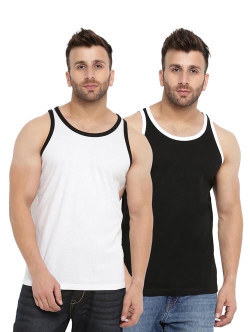 pack of 2 solid sleeveless vest - 19186085 - Very Small Image - 1