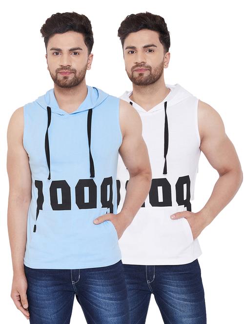 pack of 2 printed sleeveless t-shirt - 19186098 - Very Small Image - 1