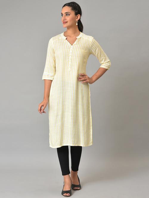 women's straight kurta - 19186505 - Very Small Image - 1
