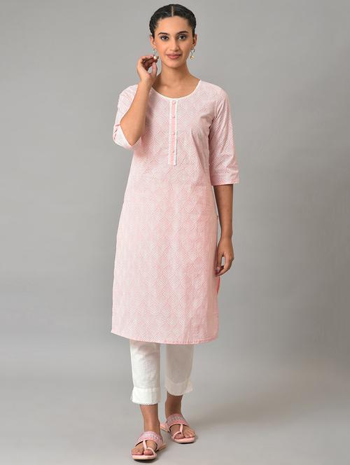 women's straight kurta - 19186524 - Very Small Image - 1