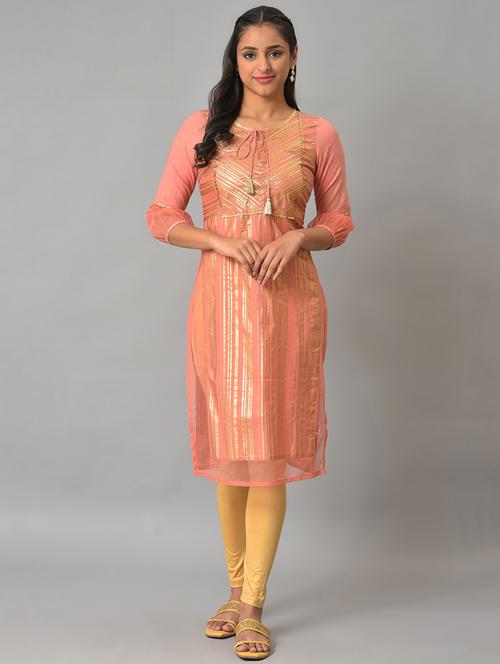women's straight kurta - 19186554 - Very Small Image - 1