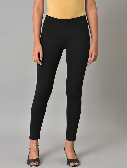 high rise solid leggings - 19186868 - Very Small Image - 1