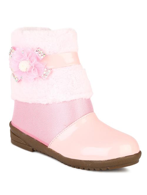 pink leatherette boots - 19187135 - Very Small Image - 1