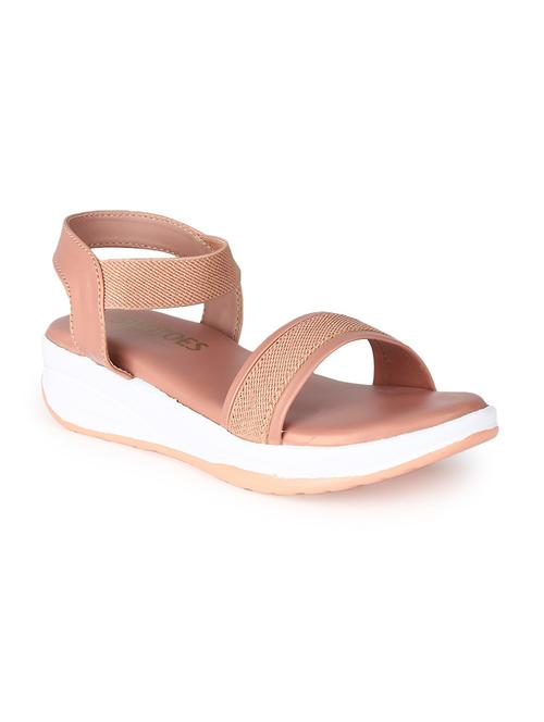 pink leatherette sandals - 19187173 - Very Small Image - 1