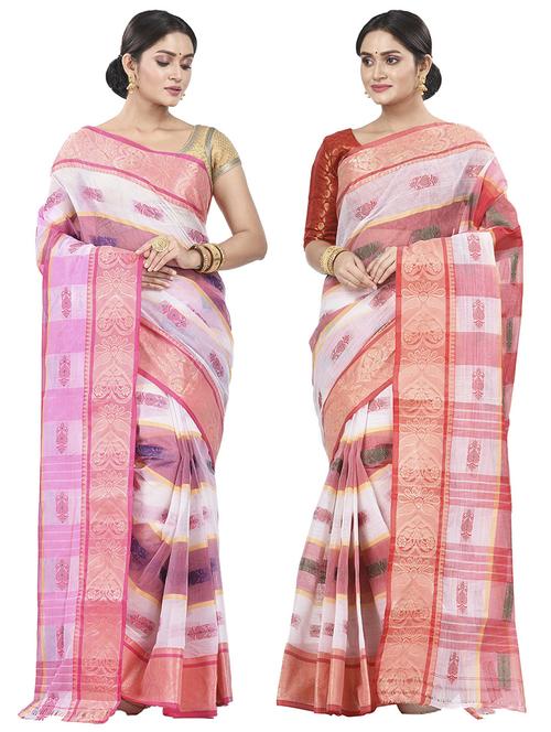 women's saree combo - 19187681 - Very Small Image - 1