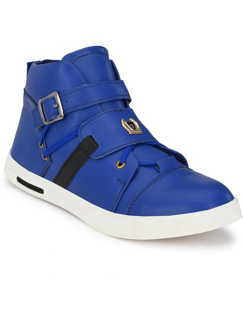men blue lace up sneakers - 19188643 - Very Small Image - 1
