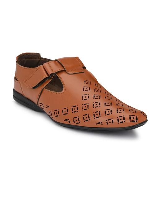 tan ethnic sandal - 19190353 - Very Small Image - 1