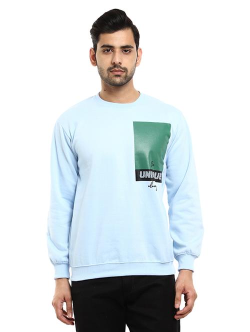 mens placement print sweatshirt - 19196192 - Very Small Image - 1
