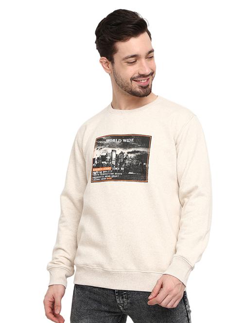 mens chest print sweatshirt - 19196429 - Very Small Image - 1