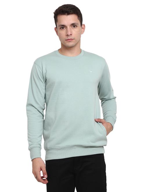 mens plain sweatshirt - 19196447 - Very Small Image - 1