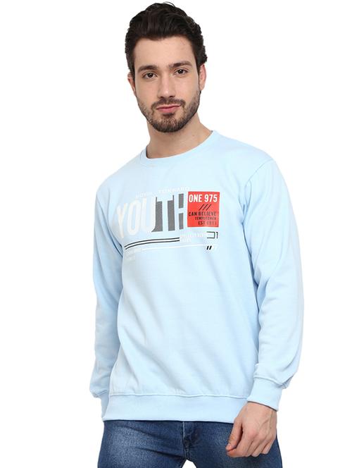 mens chest print sweatshirt - 19196513 - Very Small Image - 1