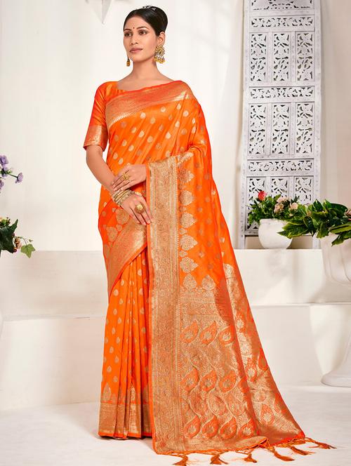self design woven saree - 19197267 - Very Small Image - 1