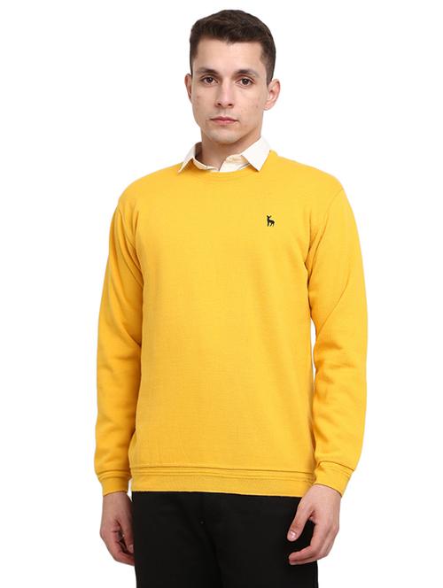 round neck self design pullover - 19197577 - Very Small Image - 1
