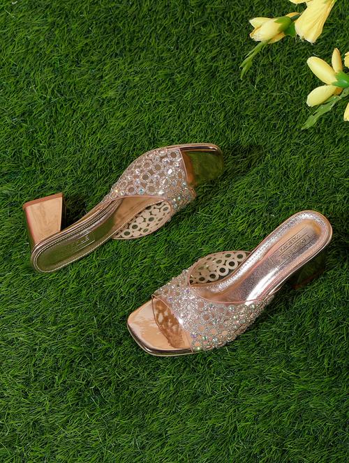 golden slip on sandal - 19197775 - Very Small Image - 1