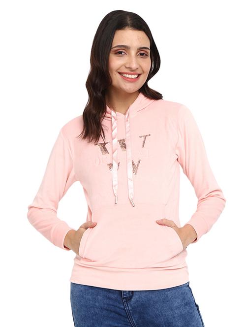 women's chest print sweatshirt - 19197910 - Very Small Image - 1