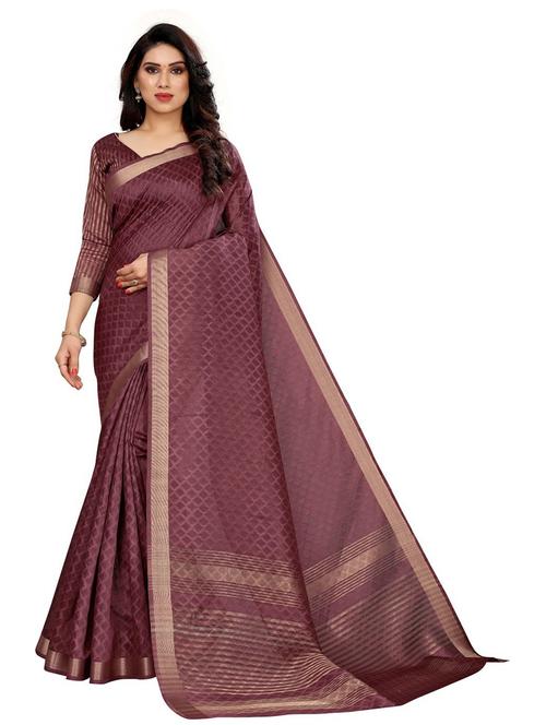 self design printed saree - 19198106 - Very Small Image - 1