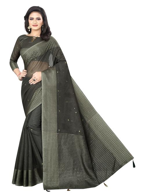 self design woven saree with blouse - 19198166 - Very Small Image - 1