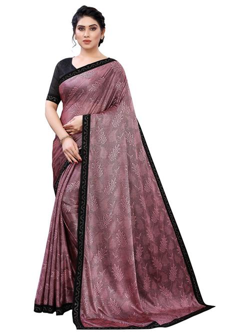 self design printed saree with blouse - 19198218 - Very Small Image - 1