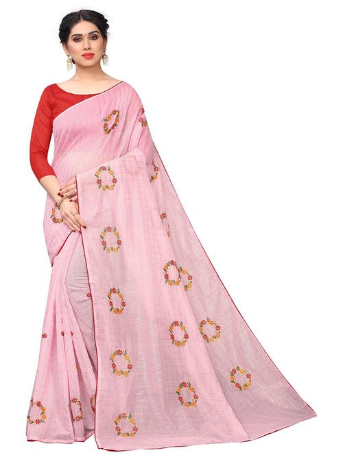 ethnic wear pink color saree set with blouse - 19198322 - Very Small Image - 1