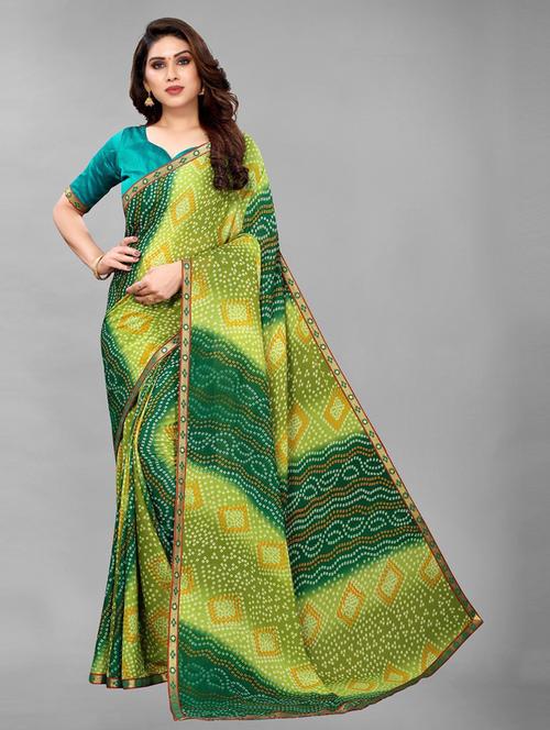 multi colored printed saree - 19198758 - Very Small Image - 1