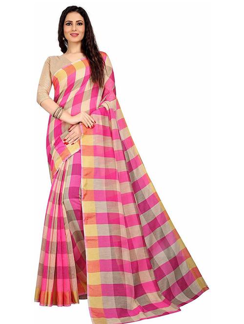 self design woven saree with blouse - 19199807 - Very Small Image - 1