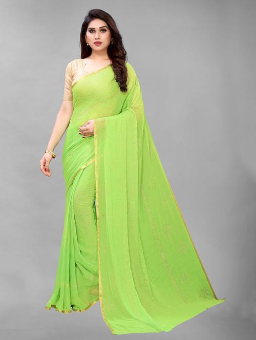 light green self design set saree - 19200285 - Very Small Image - 1