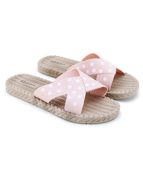 pink slip on sandal - 19201089 - Very Small Image - 1
