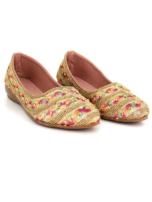 pink ethnic sandal - 19201156 - Very Small Image - 1