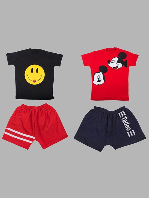 combo pack of printed shorts set - 19201436 - Very Small Image - 1